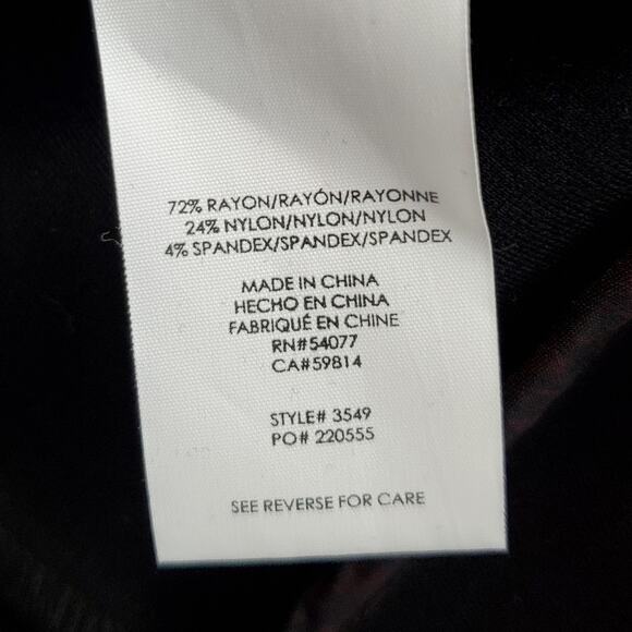 Cabi Black Agency Peplum Ponte Blazer 10 Double Shoulder Pads Career Corpcore - Picture 12 of 16